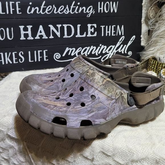 Crocs Iconic Comfort Real Tree Camo Clogs - Picture 8 of 12